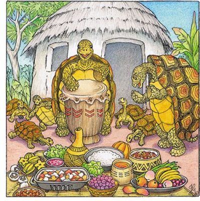  Mamadu and the Talking Tortoise - A Nigerian Folk Tale About Cleverness, Greed, and Unexpected Consequences!